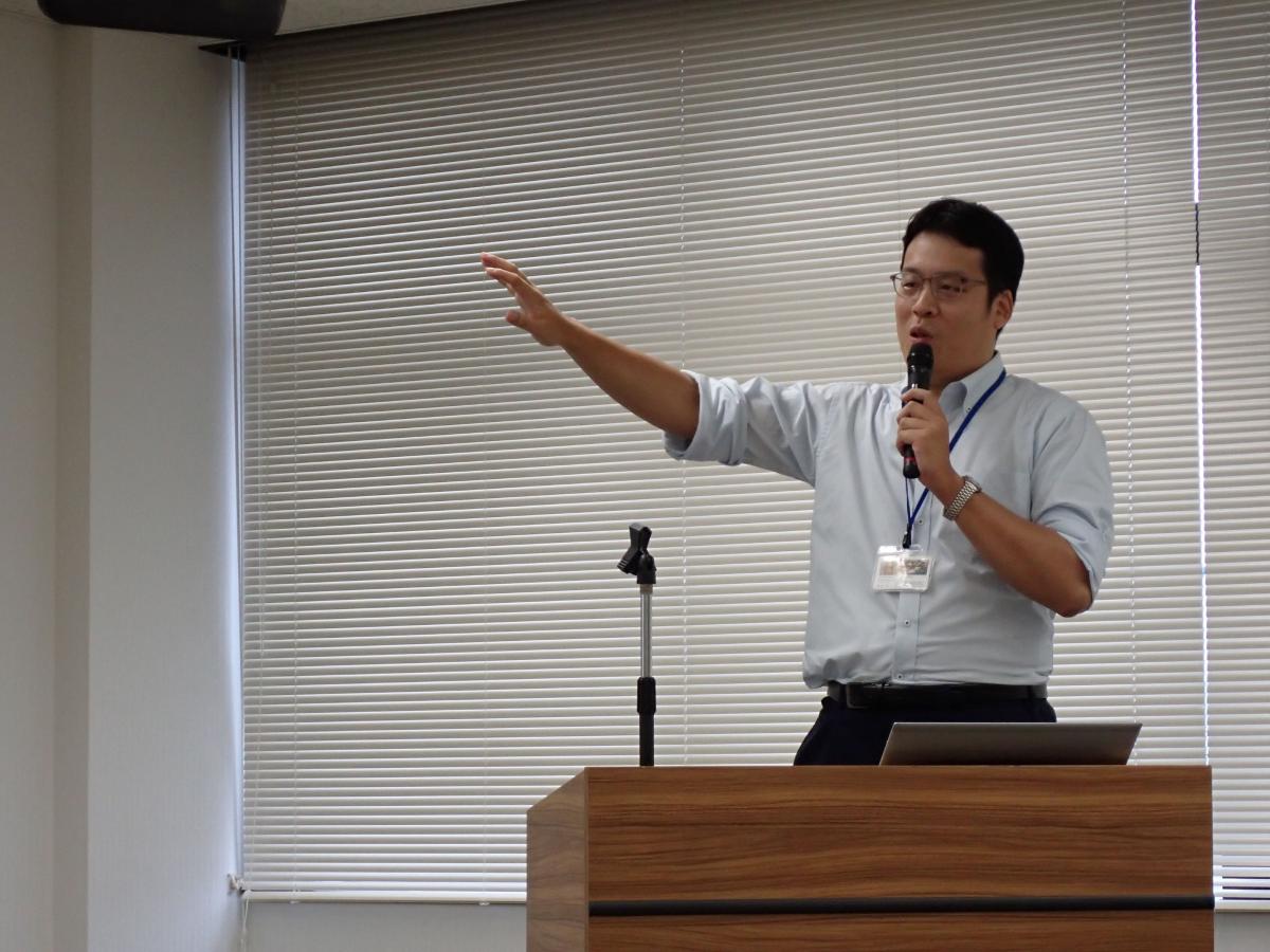 岩手県水産技術センター及川光さんの発表