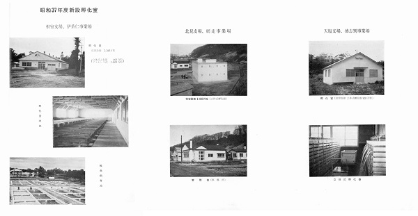 伊茶仁事業場、網走事業場、徳志別事業場