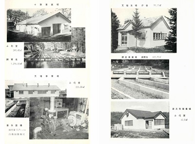 十勝事業場、天塩事業場、天塩支場、網走事業場、徳志別事業場