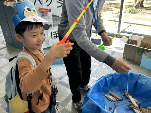 ペーパークラフト釣り