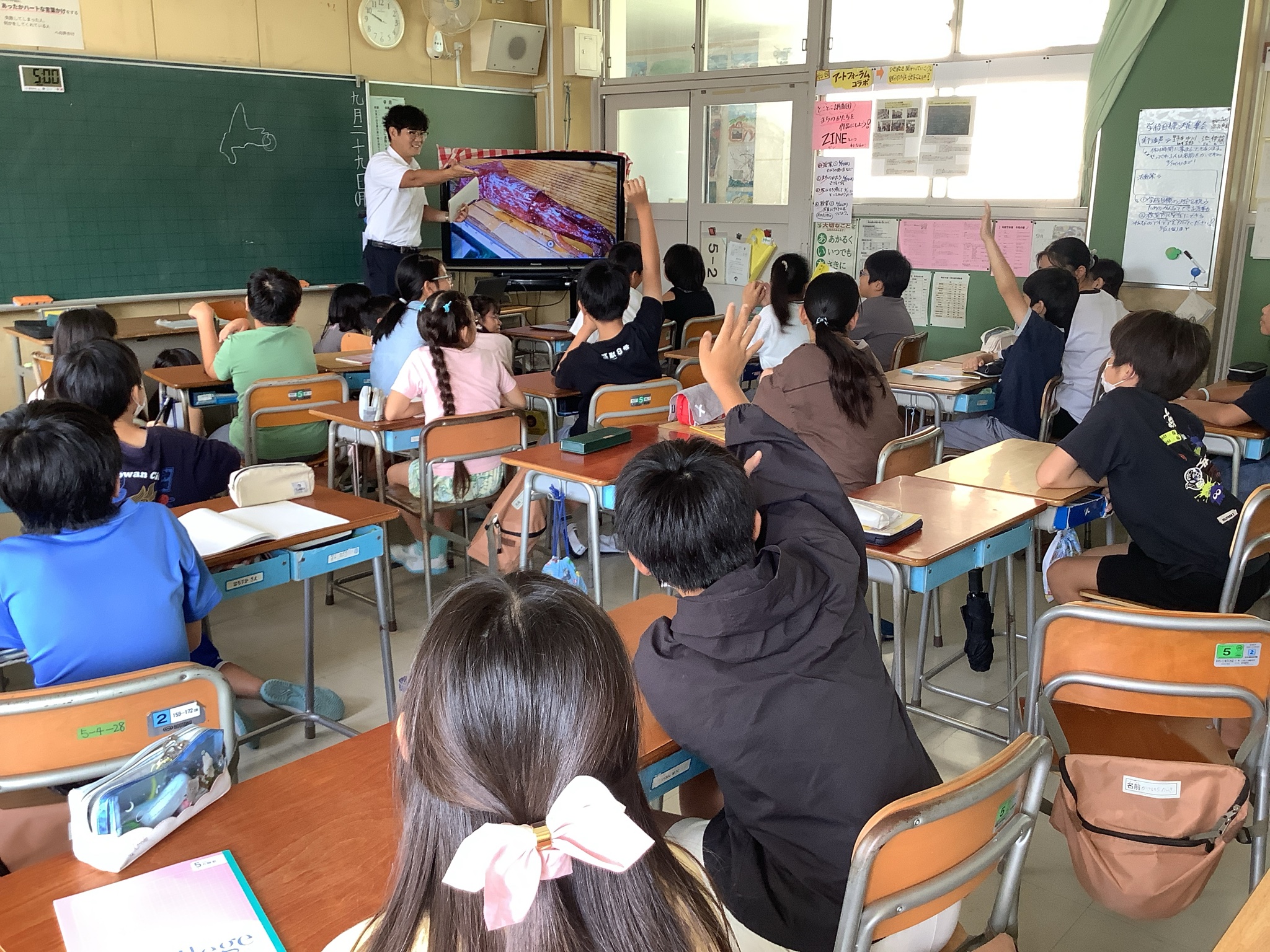 出前授業の様子