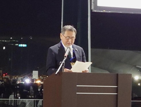 中山理事長のスピーチ